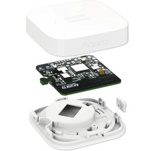 Explosionsdarstellung eines Aqara Wassersensors mit Platine