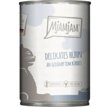 Mjamjam Katzenfutter Dose mit delikatem Huhn und Kürbis