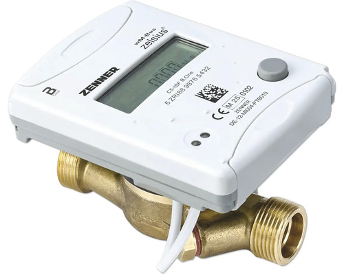Wärmemengenzähler Zenner zelsius® C5 ISF qp 2,5 G 1" B Wasserzähler mit Digitalanzeige