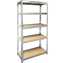 Metallregal mit fünf Regalböden