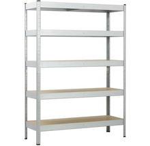 Metallregal mit fünf Regalböden für Lagerung