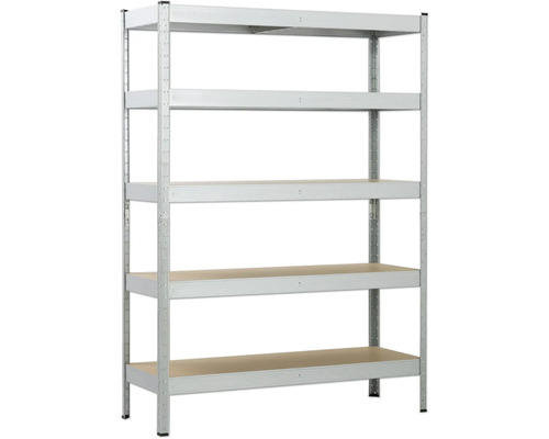 Metallregal mit fünf Regalböden für Lagerung