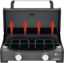Campingaz Grill mit Deckel und zwei Kochstellen