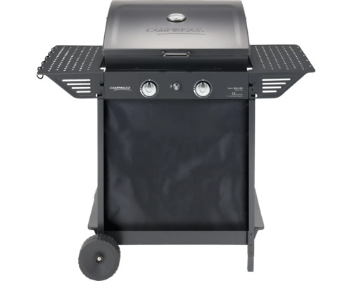 Campingaz Gasgrill mit zwei Brennern und Ablageflächen