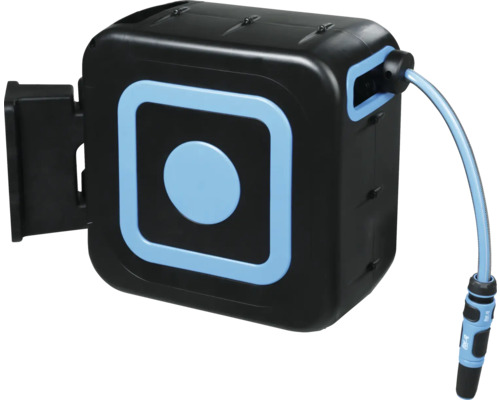 Aufrollbare Gartenschlauchbox mit Gartenschlauch