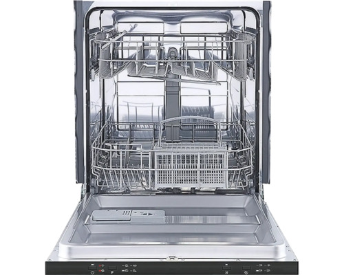 Offener Geschirrspüler mit Spülkörben