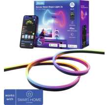 Govee Neon Seil Licht 2s zur individuellen Gestaltung mit WLAN Funktion, Musik Modus, RGBIC Lichteffekt und Sprachsteuerung