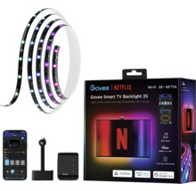 Govee Smart TV Hintergrundbeleuchtung 3S für Fernsehgeräte mit einer Bildschirmdiagonale von 140 bis 165 cm mit LED Streifen, Kamera und Steuerung