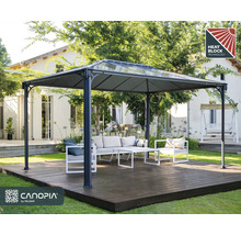 Pavillon mit Sitzgruppe und Heat Block Technology Siegel