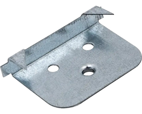 Metallbefestigung mit Löchern für Schrauben