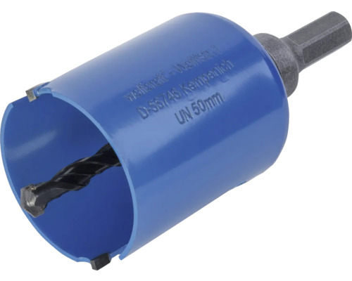 Wolfcraft Lochsäge mit Zentrierbohrer, 50 mm