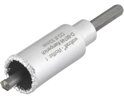 Wolfcraft Fliesenbohrer mit 33 Millimeter Durchmesser