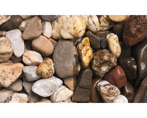 Quarzkies 30-60 mm 25 kg Nahaufnahme von Zierkieseln für den Gartenbereich