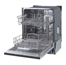 Offener Geschirrspüler mit zwei Geschirrkörben