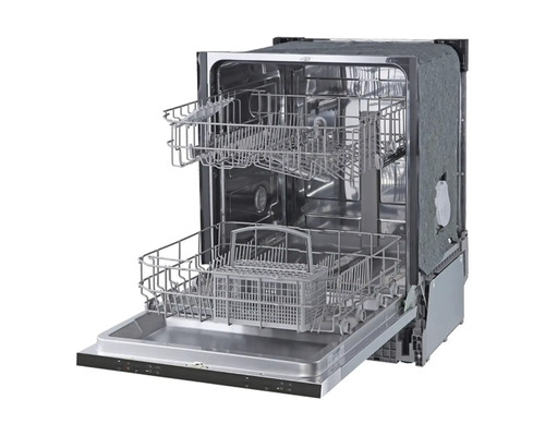 Offener Geschirrspüler mit zwei Geschirrkörben