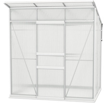 Gewächshaus mit Polycarbonatplatten und Aluminiumrahmen