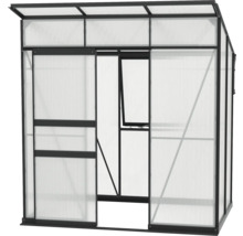 Gewächshaus mit Schiebetür und Fenster zur Pflanzenzucht