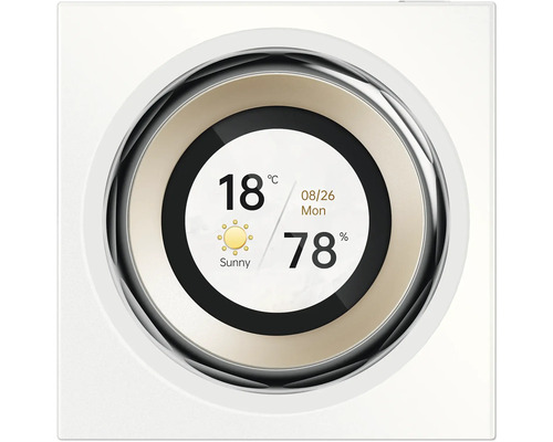 Aqara Touchscreen Dial Wandschalter V1 EU Digitales Thermostat mit Temperaturanzeige und Wettervorhersage