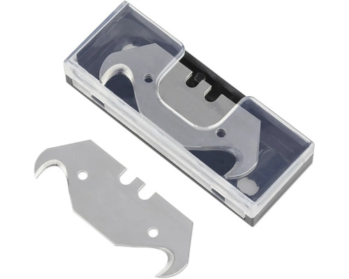 Hakenklingen im Aufbewahrungsbehälter