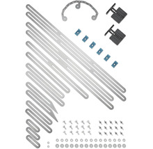 Wolfcraft Paneelbefestigung Set mit Montageelementen