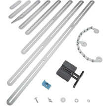 Werkzeugsatz mit Kettenrohrschneider, Montageeisen und Zubehör