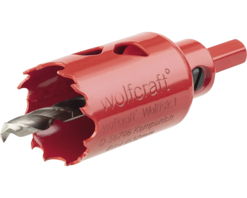 Wolfcraft Lochsäge mit Zentrierbohrer