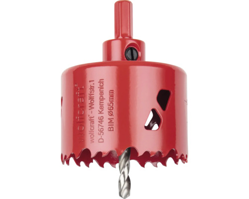 Wolfcraft Lochsäge mit Durchmesser 65 Millimeter