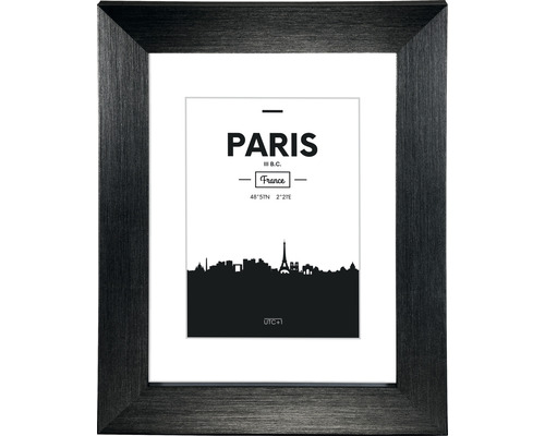 Bilderrahmen Kunststoff Paris schwarz 10x15 cm | HORNBACH