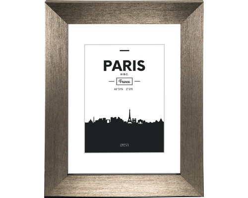 Bilderrahmen Kunststoff Paris stahl 20x30 cm-0