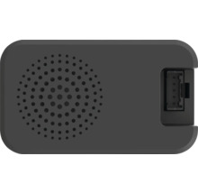 Elektronisches Gerät mit Lautsprecher und Anschluss