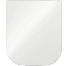 Weißer Toilettendeckel