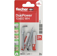 fischer DuoPower Dübel 10x50 WH, 2 Stück