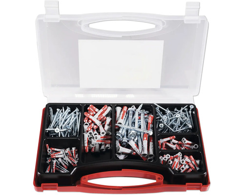 Sortimentskasten mit Schrauben und Dübeln