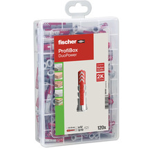 Fischer ProfiBox DuoPower Dübel, 120 Stück im Set