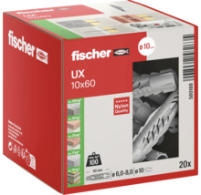 Fischer Universaldübel UX 10x60, 20 Stück, Verpackung