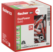 Fischer DuoPower 6x50 Dübel, 90er Packung