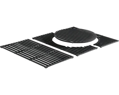 Mehrteiliger Grillrost aus Gusseisen
