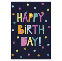 Geburtstagskarte mit der Aufschrift Happy Birthday