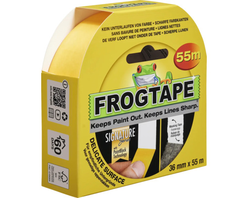 Frogtape Malerkreppband für empfindliche Oberflächen, 36 mm x 55 m