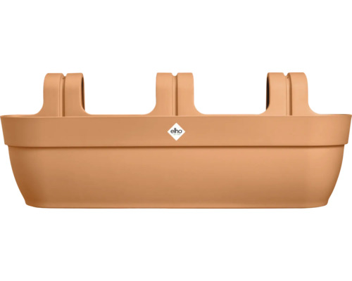 Balkonkasten aus Kunststoff mit Halterungen