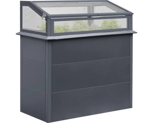 Hochbeet mit Frühbeetaufsatz