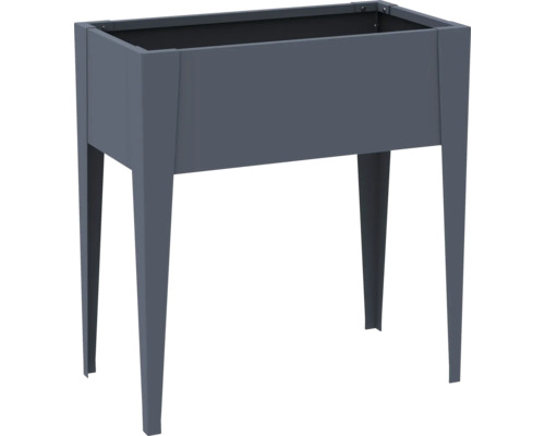 Hochbeet aus Metall mit vier Beinen