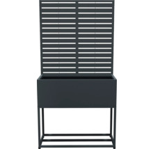 Hochbeet mit Rankgitter für den Garten