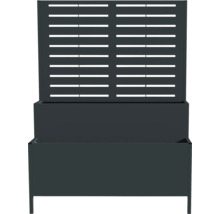 Blumenkasten mit Rankgitter für den Garten