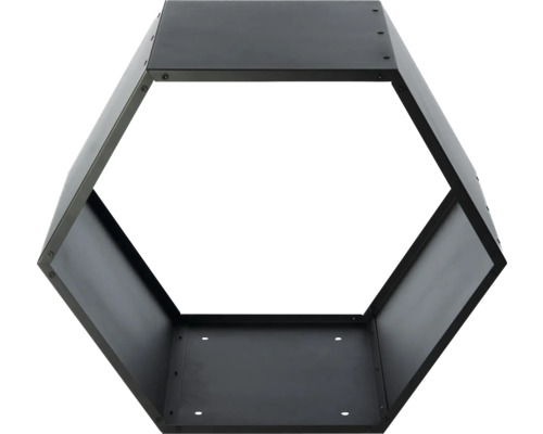 Sechseckiges Wandregal