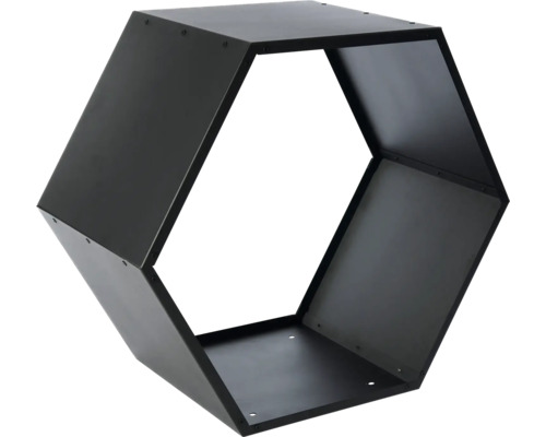 Sechseckiges Wandregal