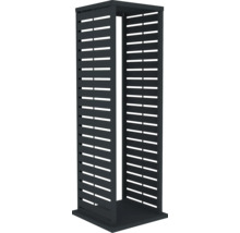 Sichtschutzelement mit horizontalen Schlitzen für den Außenbereich