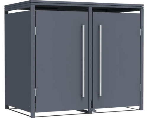 Geräteschrank mit zwei Türen und langen Griffen