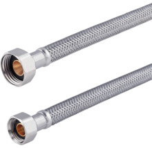 Zwei Panzerschläuche mit Verschraubungen