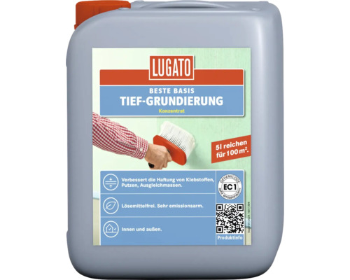 Lugato Tiefgrundierung Beste Basis 5 l Lugato Tiefengrundierung Konzentrat im Kanister